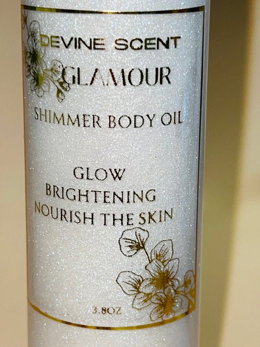 Glamour shimmer body oil